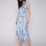 Printed Satin Dress - Charlie B -  - Sugar River Shoppe - 