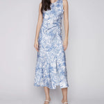 Printed Satin Dress - Charlie B -  - Sugar River Shoppe - 