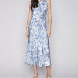 Printed Satin Dress - Charlie B -  - Sugar River Shoppe - 
