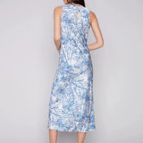 Printed Satin Dress - Charlie B -  - Sugar River Shoppe - 
