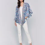 Printed Satin Kimono - Charlie B - 690178609374 - Sugar River Shoppe - 