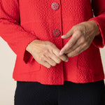 Pucker Weave Statement Jacket - Habitat - 194451493686 - Sugar River Shoppe - 