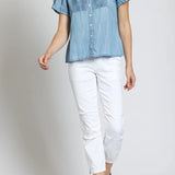 Puff Sleeve with Tucked Front Top - APNY - 615764027097 - Sugar River Shoppe - 