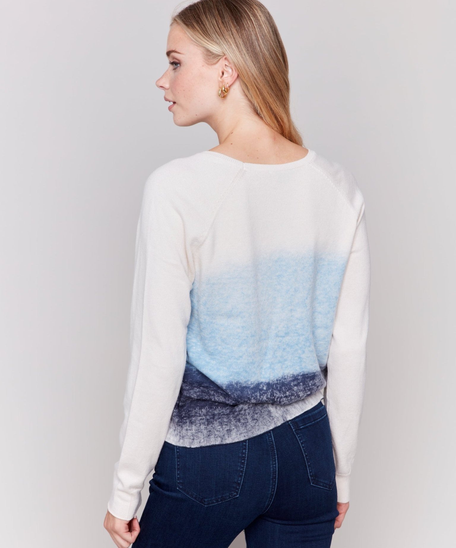 Raglan Sleeve Crew Neck Sweater - Charlie B - 690178528873 - Sugar River Shoppe - 