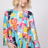 Rayon Crinkle Multi Arc Top - Habitat -  - Sugar River Shoppe - 