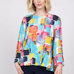 Rayon Crinkle Multi Arc Top - Habitat -  - Sugar River Shoppe - 