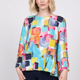 Rayon Crinkle Multi Arc Top - Habitat -  - Sugar River Shoppe - 