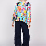 Rayon Crinkle Multi Arc Top - Habitat -  - Sugar River Shoppe - 