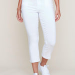 White Woven Pants
