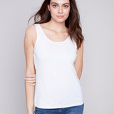 Reversible Bamboo Viscose Cami - Color: Greige - Charlie B - 690178448034 - Sugar River Shoppe - 