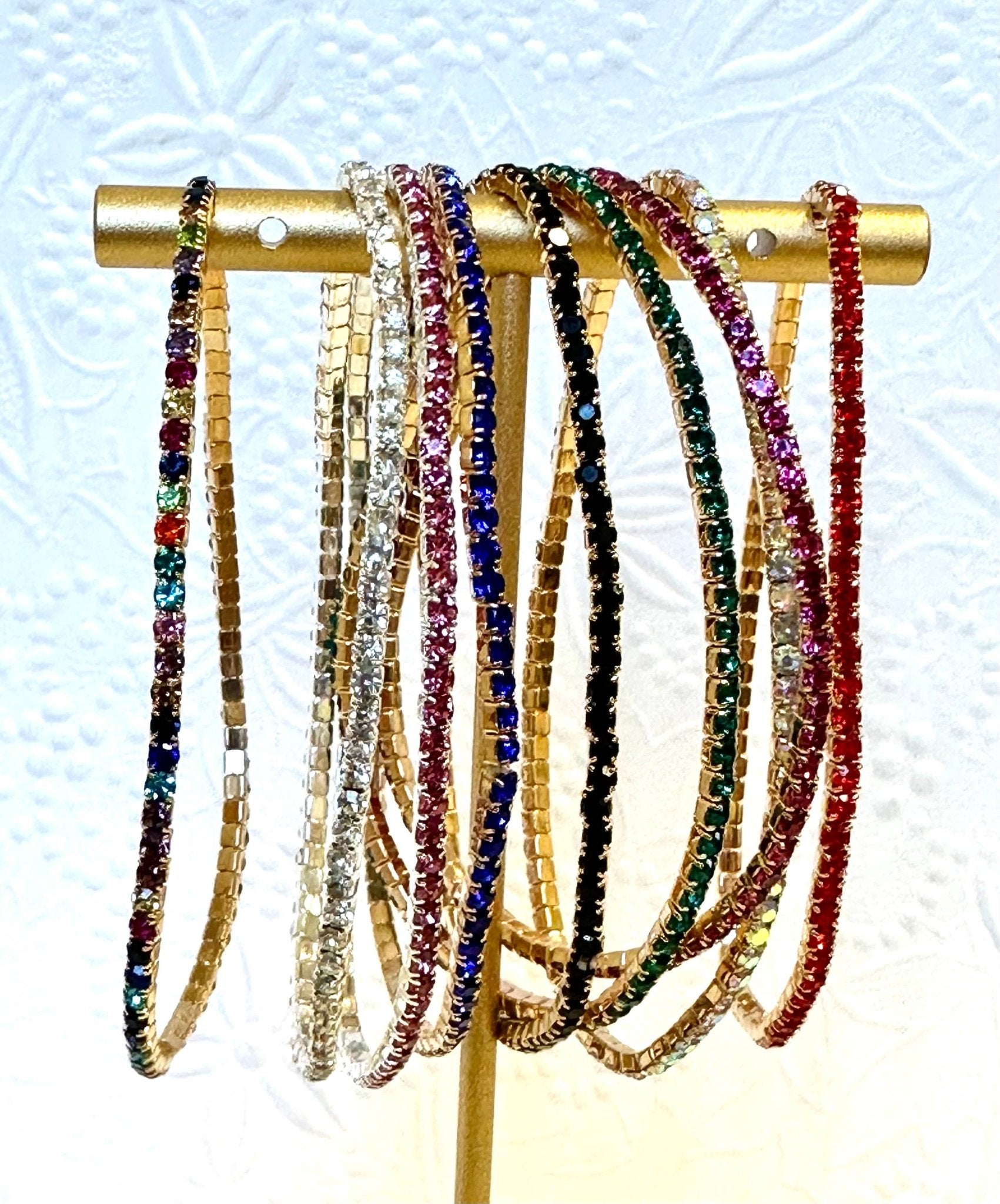 Rhinestone Stretch Bracelet - Treisi - 95273000 - Sugar River Shoppe - 