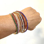 Rhinestone Stretch Bracelet - Treisi - 95273000 - Sugar River Shoppe - 