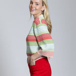 Ribbed Stripe Polo - APNY - 605258240064 - Sugar River Shoppe - 