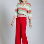 Ribbed Stripe Polo - APNY - 605258240064 - Sugar River Shoppe - 