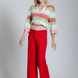 Ribbed Stripe Polo - APNY - 605258240064 - Sugar River Shoppe - 