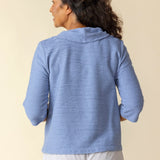 Ripple Effect Drape Neck Top - Habitat - 194451543633 - Sugar River Shoppe - 