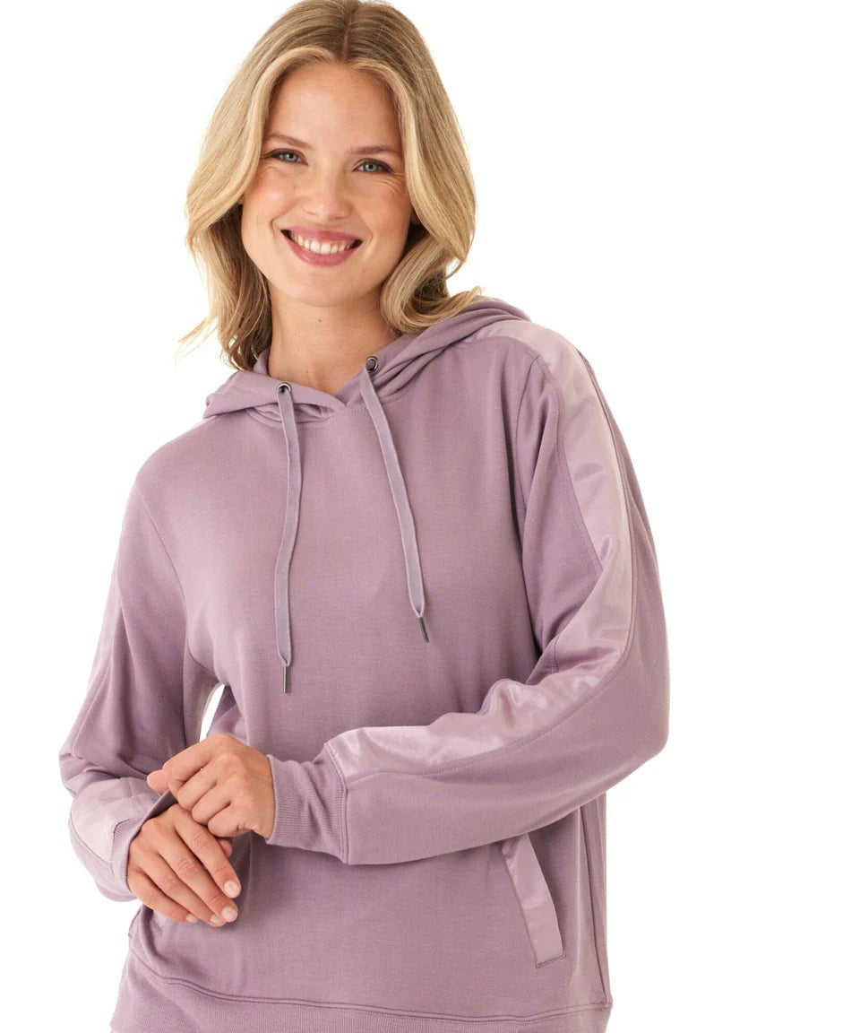 Romi Feather Fleece Trim Detail Hoodie - Threads 4 Thought - 195014930952 - Sugar River Shoppe - 