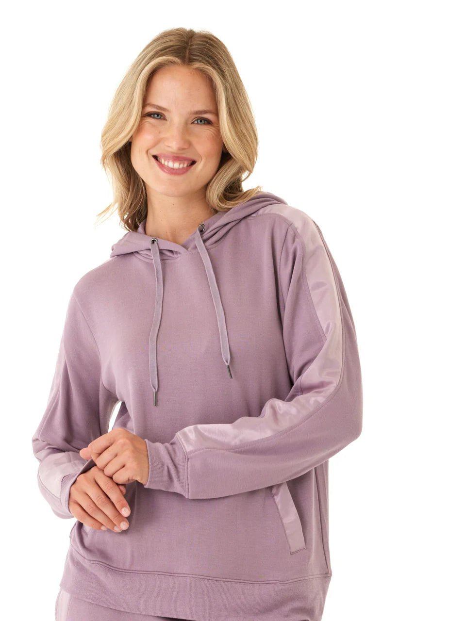 Romi Feather Fleece Trim Detail Hoodie - Threads 4 Thought - 195014930952 - Sugar River Shoppe - 