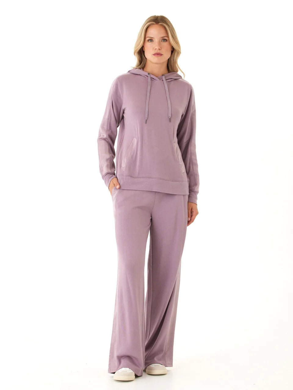 Romi Feather Fleece Trim Detail Hoodie - Threads 4 Thought - 195014930952 - Sugar River Shoppe - 