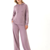 Romi Feather Fleece Trim Detail Hoodie - Threads 4 Thought - 195014930952 - Sugar River Shoppe - 