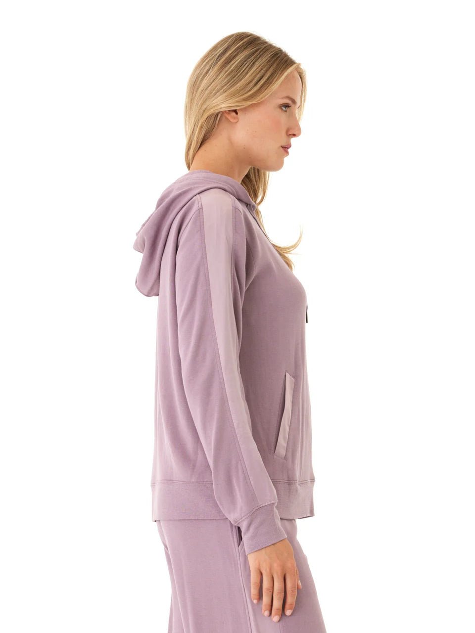 Romi Feather Fleece Trim Detail Hoodie - Threads 4 Thought - 195014930952 - Sugar River Shoppe - 
