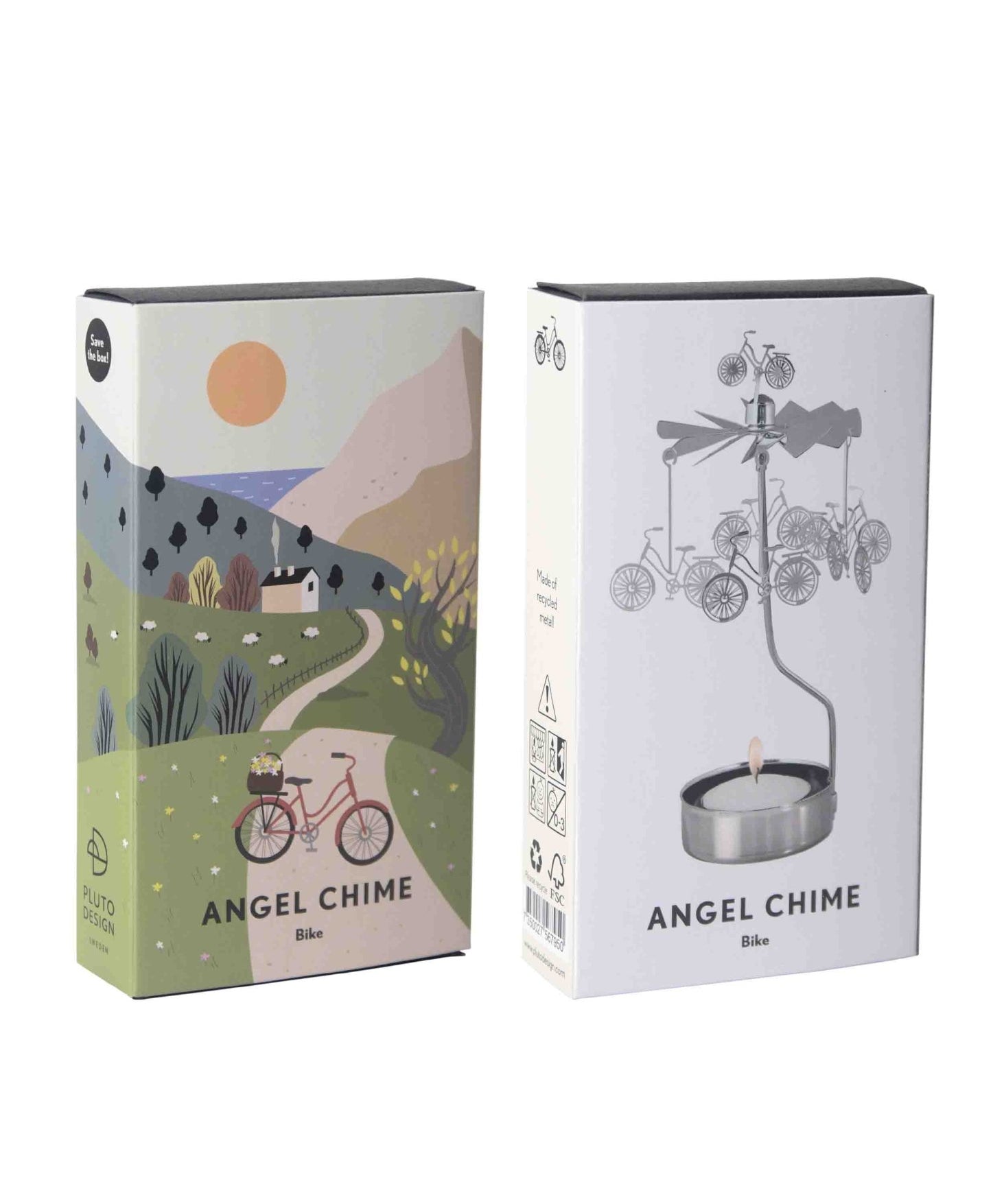 Rotary Candleholder, Bike - Talla Imports - 7350027567950 - Sugar River Shoppe - 