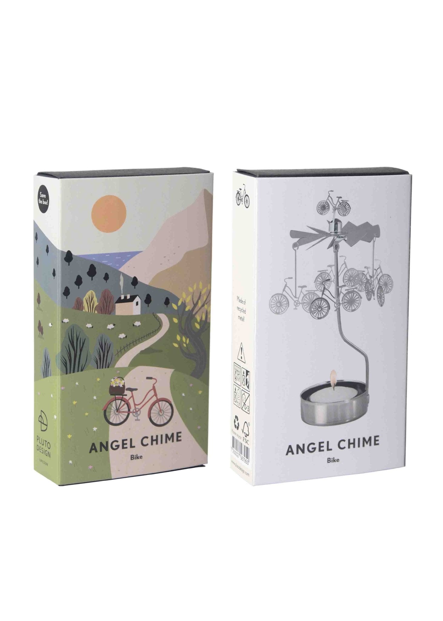 Rotary Candleholder, Bike - Talla Imports - 7350027567950 - Sugar River Shoppe - 