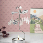 Rotary Candleholder, Bike - Talla Imports - 7350027567950 - Sugar River Shoppe - 
