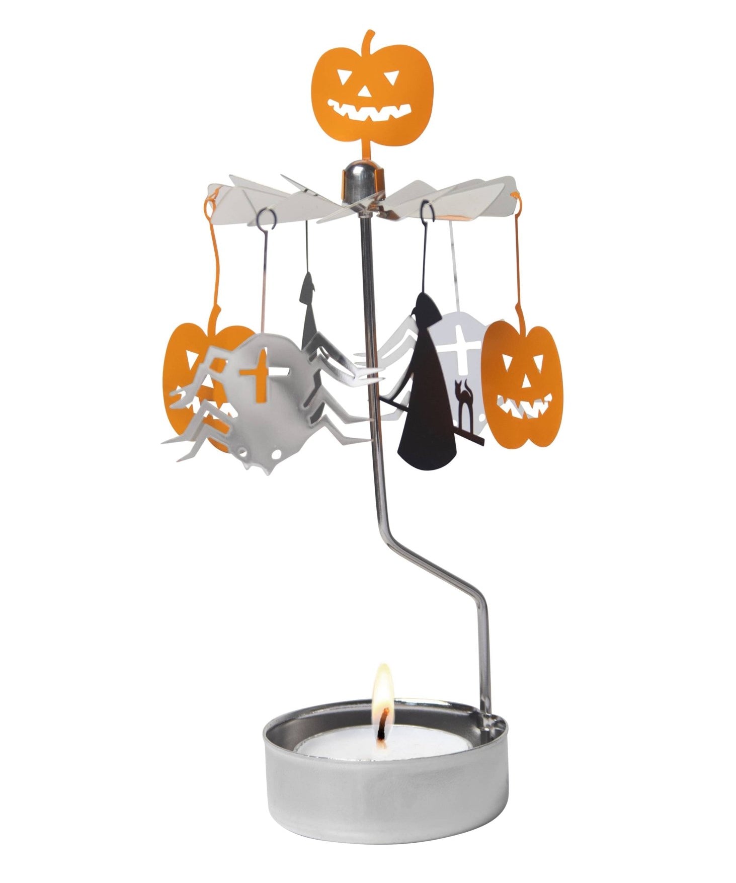 Rotary Candleholder, Scary Town - Talla Imports - 7330123006621 - Sugar River Shoppe - 