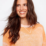 Round Hem Cotton Sweater - Charlie B - 690178745720 - Sugar River Shoppe - 