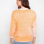 Round Hem Cotton Sweater - Charlie B - 690178745720 - Sugar River Shoppe - 