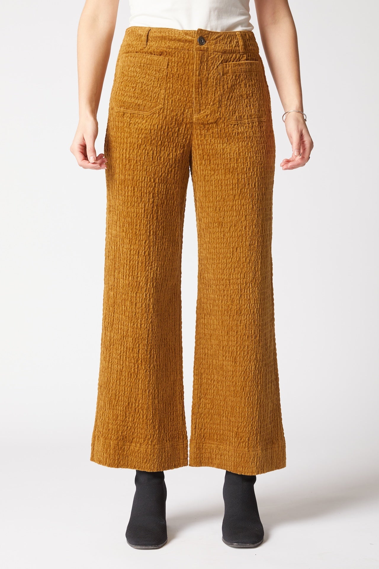 Rustic Stretch Cord Patch Pocket Ankle Pant - Habitat - 194451630173 - Sugar River Shoppe - 