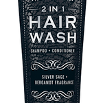 Man Bar 2 in 1 Hair Wash Silver Sage & Bergamot - Sugar River Shoppe