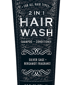 Man Bar 2 in 1 Hair Wash Silver Sage & Bergamot - Sugar River Shoppe
