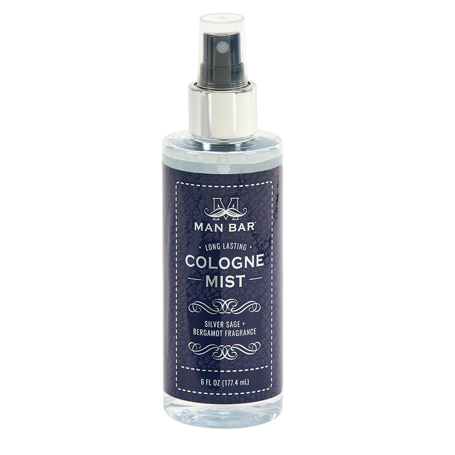 Man Bar Cologne Mist- Silver Sage & Bergamot - Sugar River Shoppe