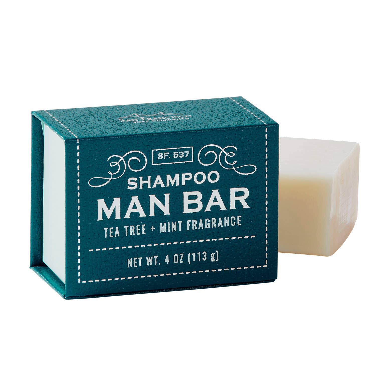 Shampoo Man Bar Tea Tree Mint - Sugar River Shoppe