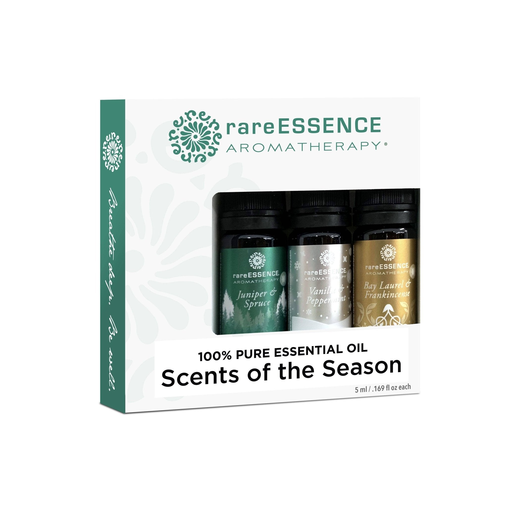 Scents of the Season - 5ml Essential Oil Trio - Gift Set - rareESSENCE - 818535016195 - Sugar River Shoppe - 