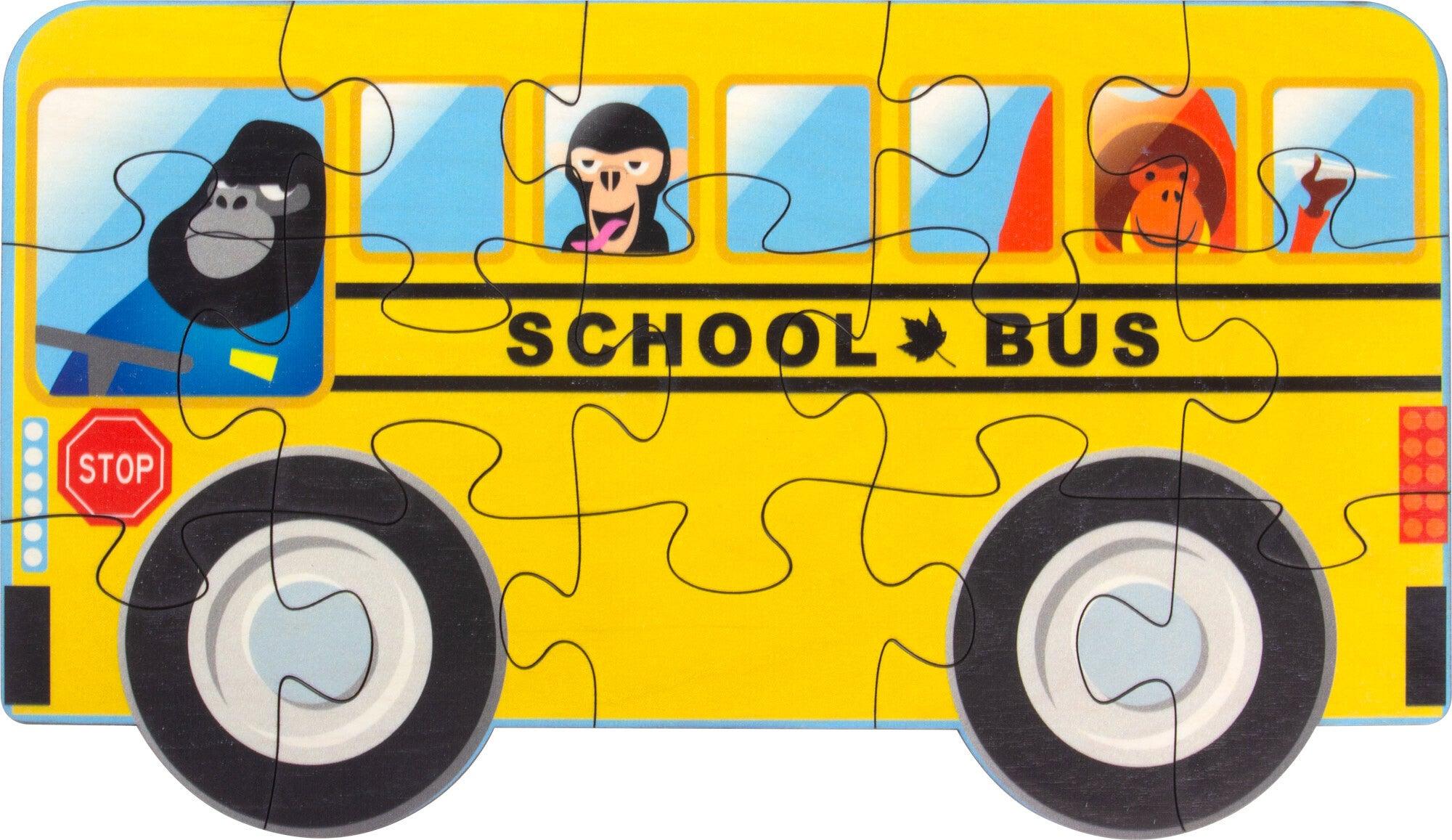 School Bus Puzzle - Maple Landmark - 679952424532 - Sugar River Shoppe - 