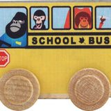 School Bus Train Car - Maple Landmark - 679952102126 - Sugar River Shoppe - 