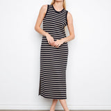 Scuba Sleeveless Striped Yarn Dye Dress - Charlie B - 690178720109 - Sugar River Shoppe - 