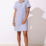 Seaport Stripe Shirt Dress - Habitat - 194451661061 - Sugar River Shoppe - 
