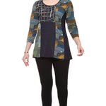 Seema Cutwork Tunic - Parsley and Sage - 38885672 - Sugar River Shoppe - 