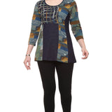 Seema Cutwork Tunic - Parsley and Sage - 38885672 - Sugar River Shoppe - 