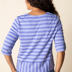 Shadow Stripe Elbow Sleeve Top - Habitat - 194451686453 - Sugar River Shoppe - 