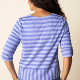 Shadow Stripe Elbow Sleeve Top - Habitat - 194451686453 - Sugar River Shoppe - 