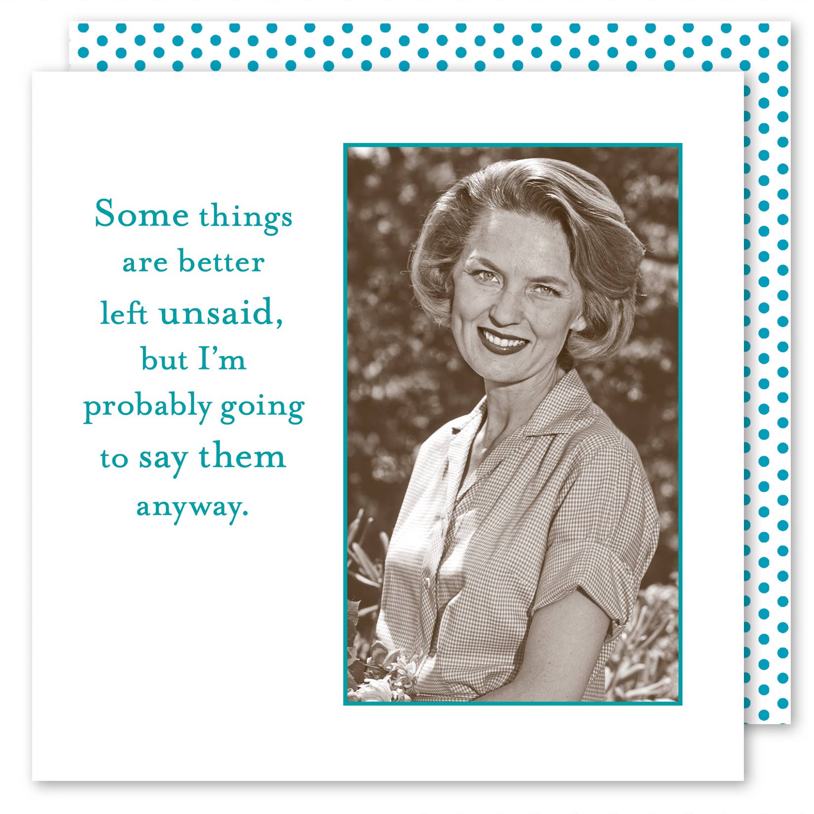 Better Left Unsaid Beverage Napkin - Sugar River Shoppe