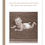 Nine Months Baby Card - Sugar River Shoppe