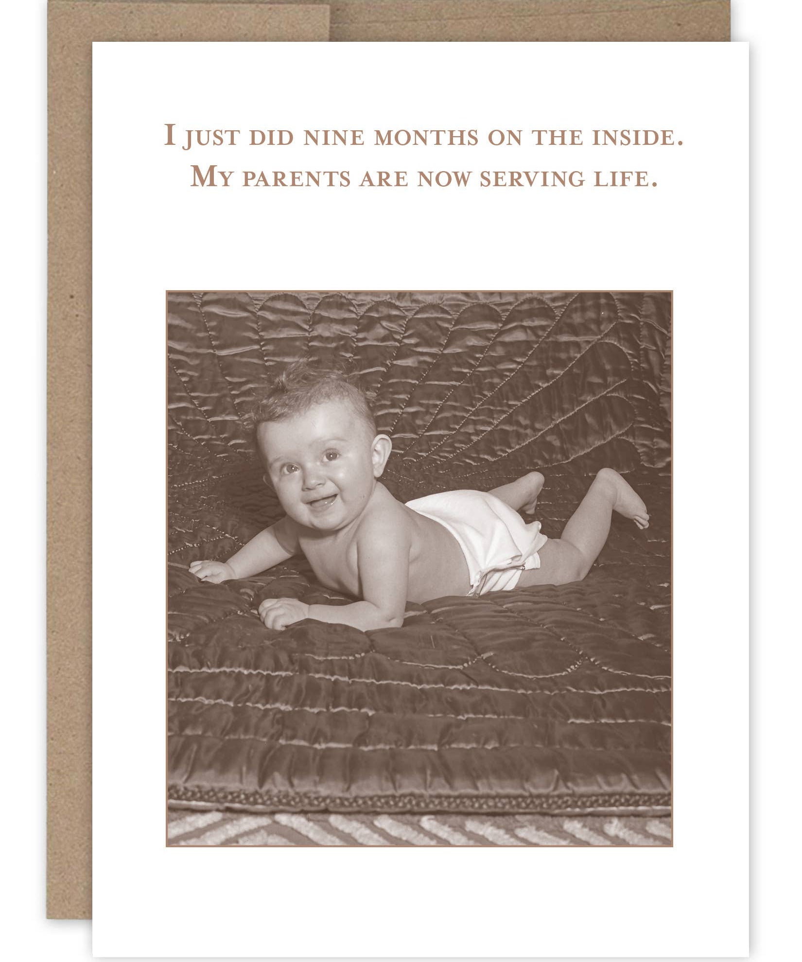 Nine Months Baby Card - Sugar River Shoppe