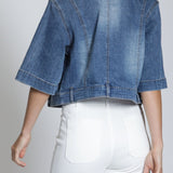 Short Sleeve Jean Jacket - APNY - 605258300324 - Sugar River Shoppe - 