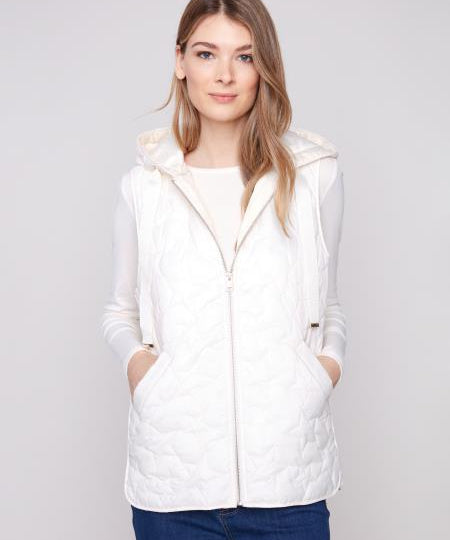 Short Stars Quilted Puffer Vest - Charlie B - 690178688195 - Sugar River Shoppe - 